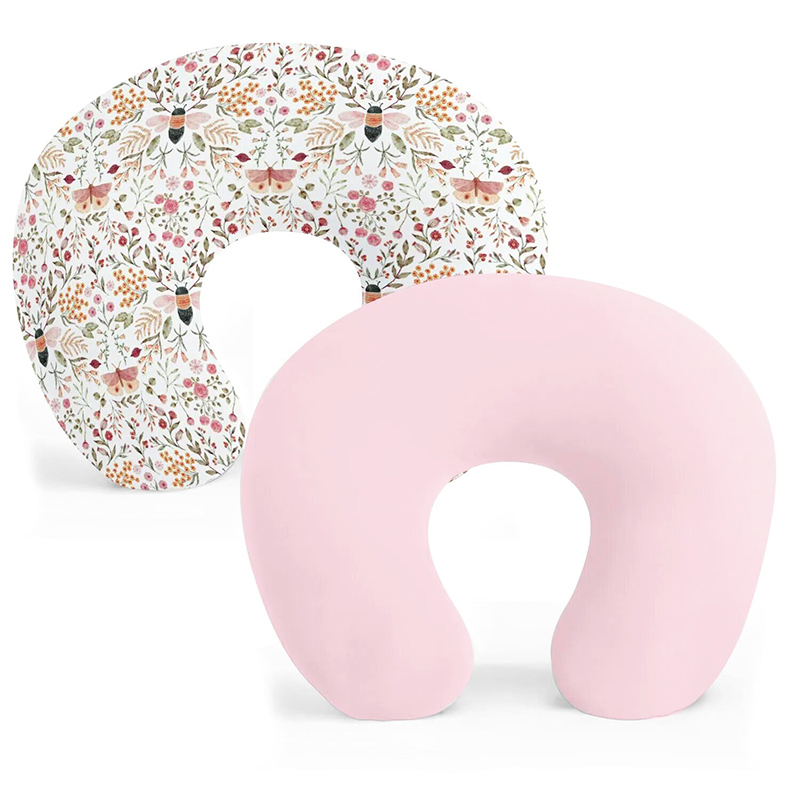 Nursing Pillow Breastfeeding - قطعتان من غطاء وسادة رضاعة الطفل