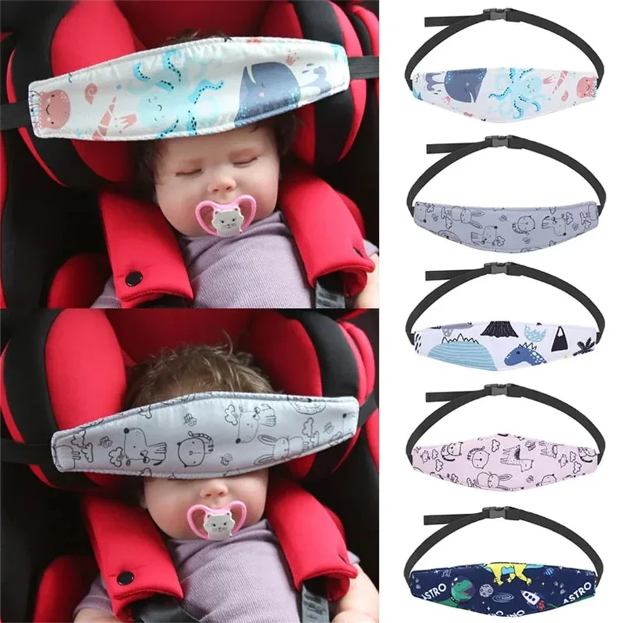 Infant Car Seat Cover - مسند رأس لمقعد السيارة للأطفال، حزام