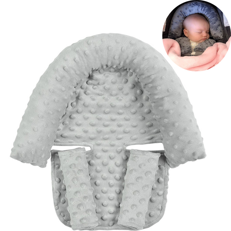 Infant Car Seat Cover - وسادة دعم الرأس والرقبة للأطفال مع