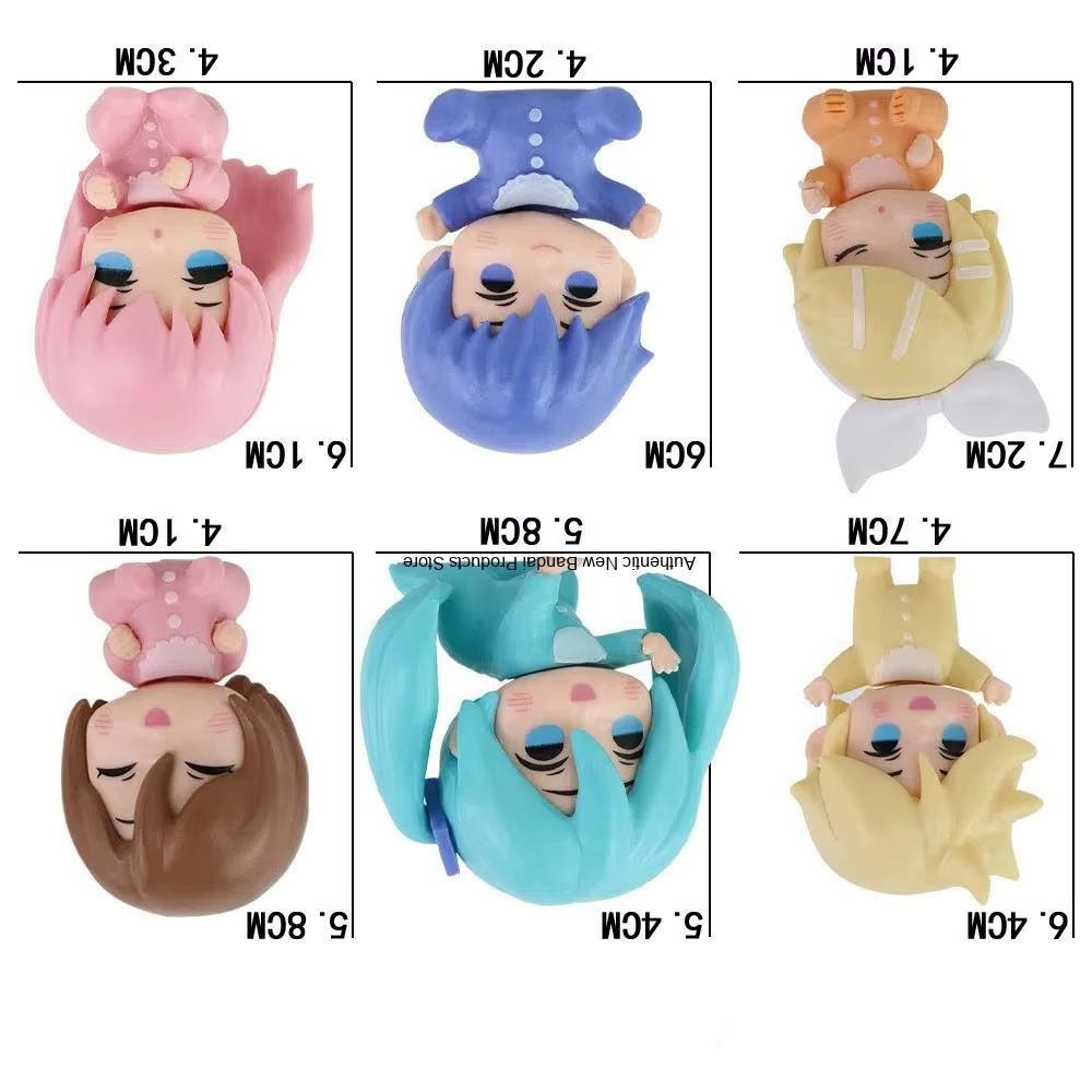 Baby Q Products - 6 قطع/مجموعة شخصيات أنمي هاتسوني ميكو