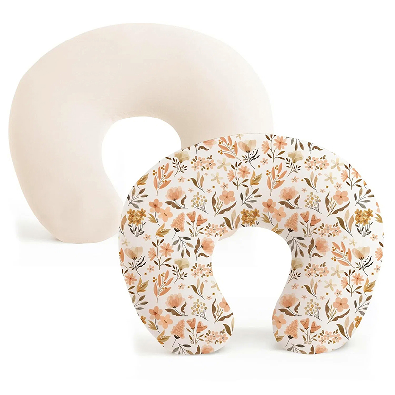 قطعتان من غطاء وسادة رضاعة الط - مراجعة Nursing Pillow Breastfeeding وسعره